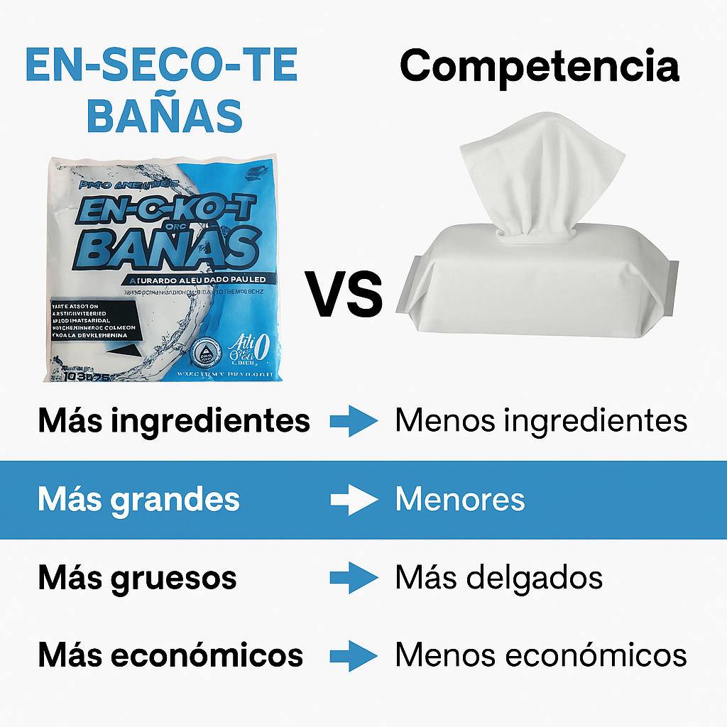 En Seco Te Bañas – Toallitas de Baño Sin Enjuague para Adultos y Cuidadores