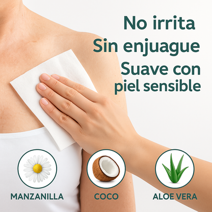 En Seco Te Bañas – Toallitas de Baño Sin Enjuague para Adultos y Cuidadores